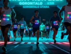 Gorontalo Utara Gelar Night Run Bercahaya, Dihadiri Seluruh Forkopimda